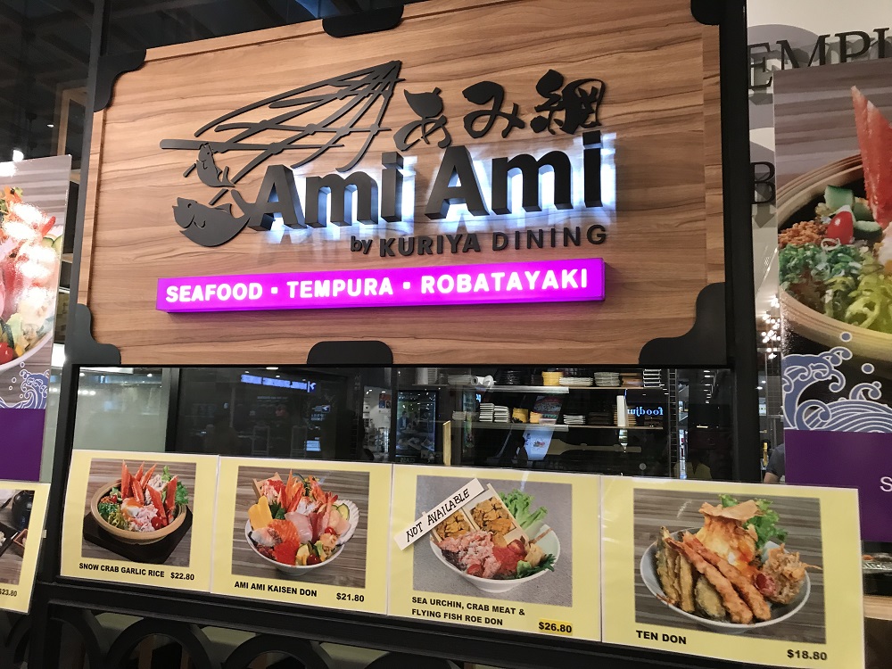Dear Ami Ami Tempura da Robatayaki Restaurant Singapore